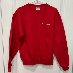Champion Red Sweatshirt